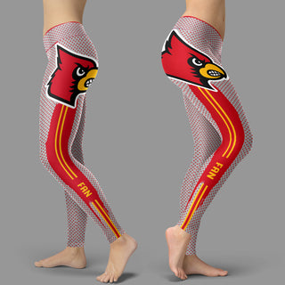 Charming Lovely Little Dots Along Body Louisville Cardinals Leggings