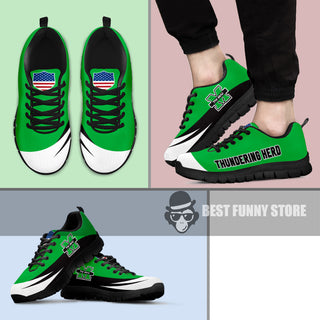Awesome Gift Logo Marshall Thundering Herd Sneakers