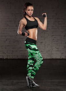 Camo Sporty Trending Fashion Fabulous Marshall Thundering Herd Leggings