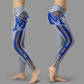 Charming Lovely Little Dots Along Body Memphis Tigers Leggings