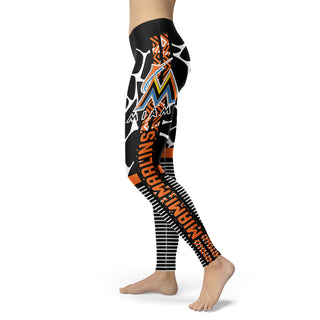 Cool Air Lighten Attractive Kind Miami Marlins Leggings