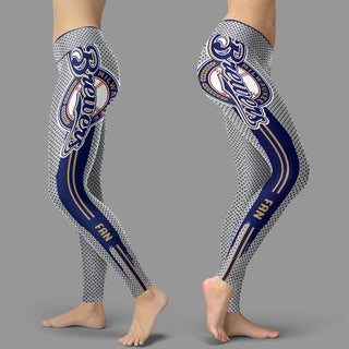 Charming Lovely Little Dots Along Body Milwaukee Brewers Leggings