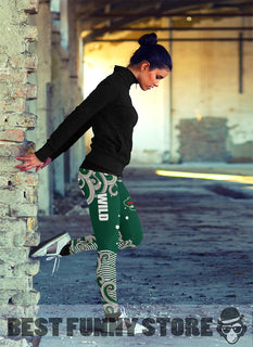 Colorful Summer With Wave Minnesota Wild Leggings