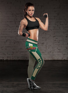 Fashion Gorgeous Fitting Fabulous Minnesota Wild Leggings