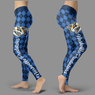 Cosy Seamless Border Wonderful Nashville Predators Leggings