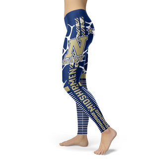 Cool Air Lighten Attractive Kind Navy Midshipmen Leggings