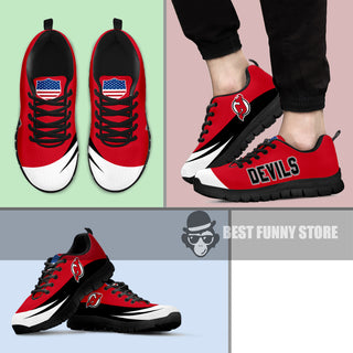 Awesome Gift Logo New Jersey Devils Sneakers