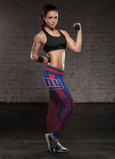 Fashion Gorgeous Fitting Fabulous New York Giants Leggings