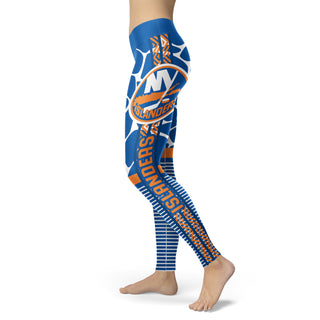 Cool Air Lighten Attractive Kind New York Islanders Leggings