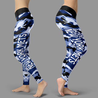 Camo Sporty Trending Fashion Fabulous New York Mets Leggings