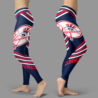 Straight Cute Beautiful Attractive New York Yankees Leggings