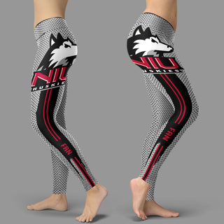 Charming Lovely Little Dots Along Body Northern Illinois Huskies Leggings