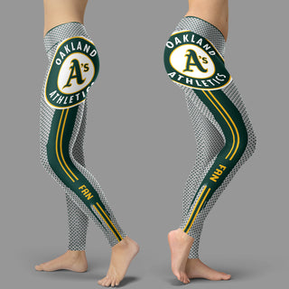 Charming Lovely Little Dots Along Body Oakland Athletics Leggings
