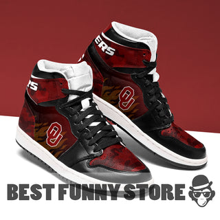 Camo Logo Oklahoma Sooners Jordan Sneakers