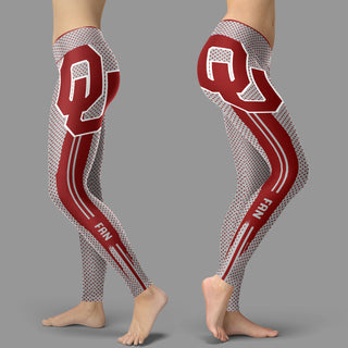 Charming Lovely Little Dots Along Body Oklahoma Sooners Leggings