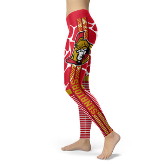 Cool Air Lighten Attractive Kind Ottawa Senators Leggings