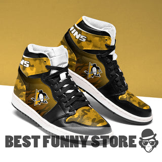 Camo Logo Pittsburgh Penguins Jordan Sneakers