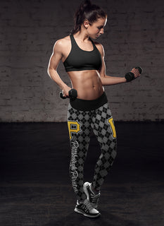Cosy Seamless Border Wonderful Pittsburgh Pirates Leggings