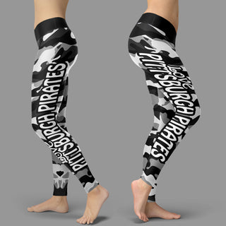 Camo Sporty Trending Fashion Fabulous Pittsburgh Pirates Leggings