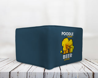 Poodle Daddy Beer Lover Men's Wallets