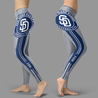 Charming Lovely Little Dots Along Body San Diego Padres Leggings