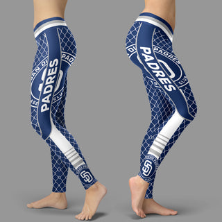 Single Small Line Circle Stylish Fashion San Diego Padres Leggings