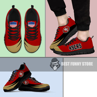 Awesome Gift Logo San Francisco 49ers Sneakers