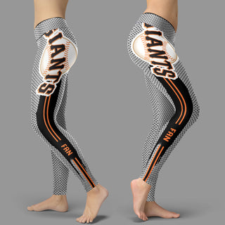 Charming Lovely Little Dots Along Body San Francisco Giants Leggings