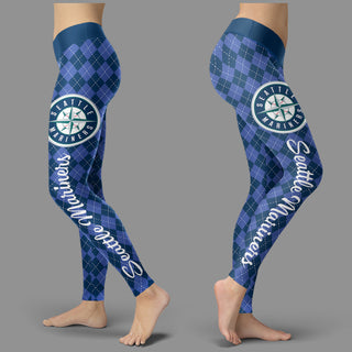 Cosy Seamless Border Wonderful Seattle Mariners Leggings