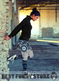 Simple Boho Seattle Mariners Leggings
