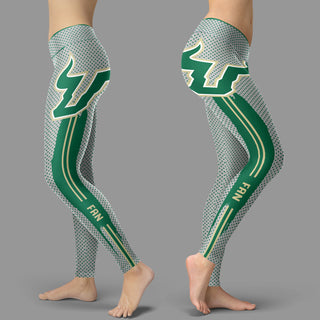 Charming Lovely Little Dots Along Body South Florida Bulls Leggings