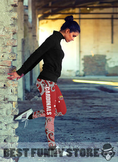 Colorful Summer With Wave St. Louis Cardinals Leggings