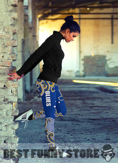 Colorful Summer With Wave St. Louis Blues Leggings