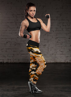 Camo Sporty Trending Fashion Fabulous Tennessee Volunteers Leggings