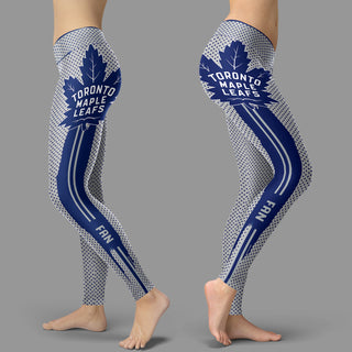 Charming Lovely Little Dots Along Body Toronto Maple Leafs Leggings
