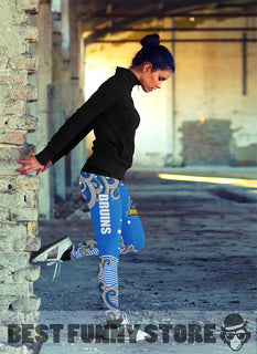 Colorful Summer With Wave UCLA Bruins Leggings