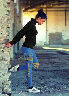 Through Great Logo Spread Body Striped Circle UCLA Bruins Leggings