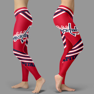 Straight Cute Beautiful Attractive Washington Capitals Leggings