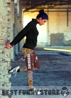 Colorful Summer With Wave Washington Redskins Leggings