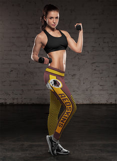 Fashion Gorgeous Fitting Fabulous Washington Redskins Leggings