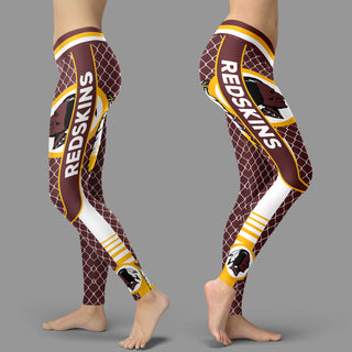 Single Small Line Circle Stylish Fashion Washington Redskins Leggings