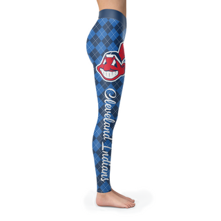 Cosy Seamless Border Wonderful Cleveland Indians Leggings