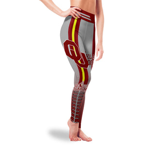 Twins Logo Oklahoma Sooners Leggings For Fans