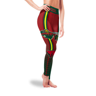 Twins Logo Minnesota Wild Leggings For Fans