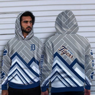 Black Cross Line Detroit Tigers Hoodie