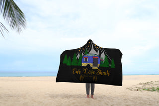 Our Love Shack Camping Hooded Blankets