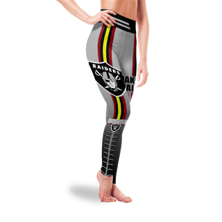 Twins Logo Oakland Raiders Leggings For Fans