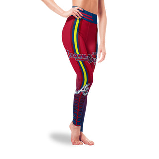 Twins Logo Atlanta Braves Leggings For Fans