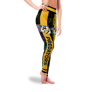 Mysterious Smoke Colors Nashville Predators Leggings
