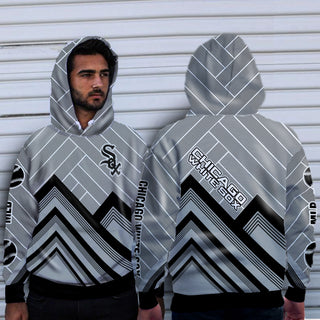 Black Cross Line Chicago White Sox Hoodie